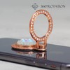 [2 Packs] Gemstones Glitter Bling Bling Phone Ring Holder, Sparkle