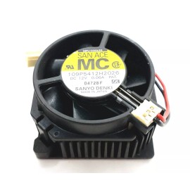 San Ace 2 x Sanyo Denki 50.8mm San Ace MC mpu cooler Heat Sink 109P5412H2026 DC 12v 60mA