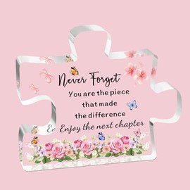 SDOFY Leaving Gifts for Women Colleagues New Job Gifts for Colleagues Friend Nurses Teacher Retirement Gifts for Women Sorry Your Leaving Gifts Acrylic Plaque Leaving Gift