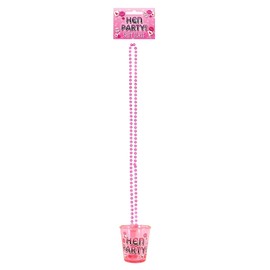 18 x Hen Party Pink Shot Glasses - Hen Night Party Supplies