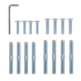 Cat Scratching Post Replacement Screws, M10 and M8 Screws for Cat Scratching Post with Allen Wrench 4PCS Threaded Bolt and 4PCS Screw (17 pcs)