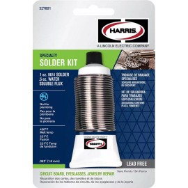 Harris Soldering Specialty Kit Silver Bearing Lead Free SOLDER FLUX Harris SSWS100