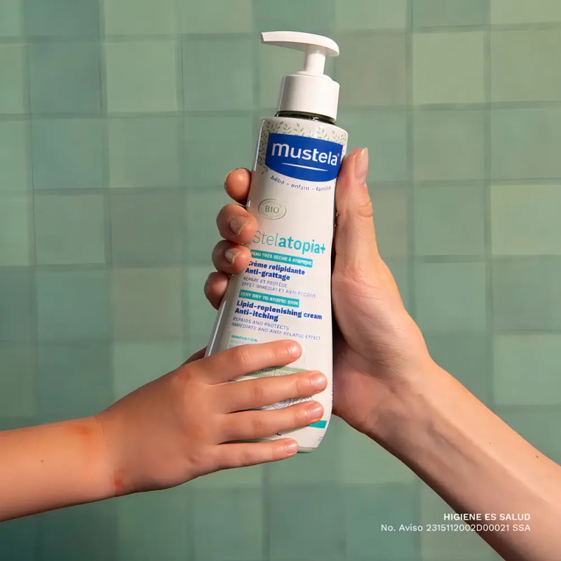 Stelatopia + Crema Relipidizante Emoliente Mustela 300 Ml
