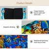 2 Pack Tissue Box Cover Holder, Under Water Fishes in