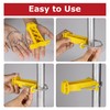 25 Pcs Tube Post Insulator, Electric Chain Link Fence, Extender