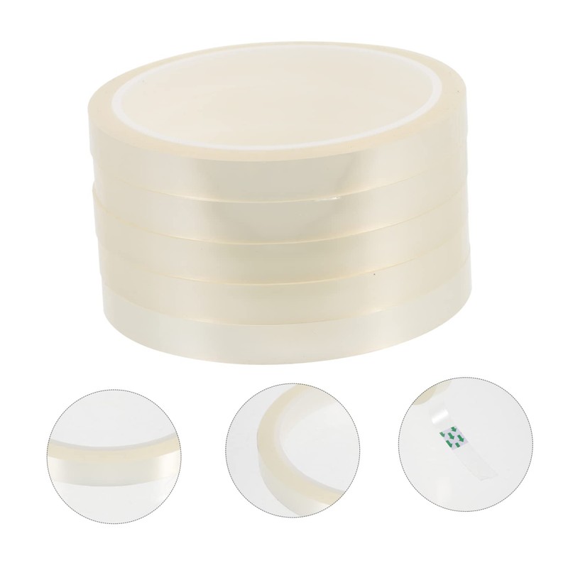 GLEAVI 5rolls High Temperature Transfer Tape Heat Press Tape Excellent