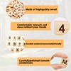 300 Pieces Wooden Letters and Wooden Numbers, Wooden Letters for