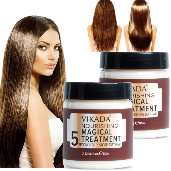Vikada Nourishing Magic Treatment Soft Hair Restoration Hair Repair Cream Magic Keratin Hair Treatment Mask for Dry and Damaged Hair