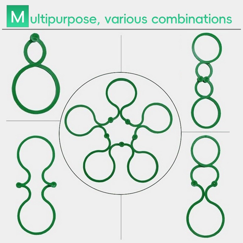 JAMSSOW Pack of 200 Plant Clips, Plant Clips for Trellis