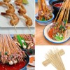 400 個セット 丸型 硬質 滅菌 竹串 バーベキュー 串 天然竹素材 抗菌防臭