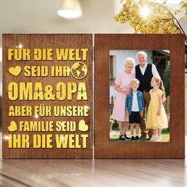 Charfia Grandma and Grandpa Gifts, Gifts for Grandpa and Grandma Gift Birthday, LED Picture Frame Gift for Grandparents Christmas Gifts Gift Grandparents
