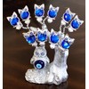 Betterdecor Blue Evil Eye Turkish Nazar Money Fortune Tree Owl
