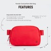 Pander Double Zipper Fanny Pack Nylon Everywhere Belt Bag, Fashion