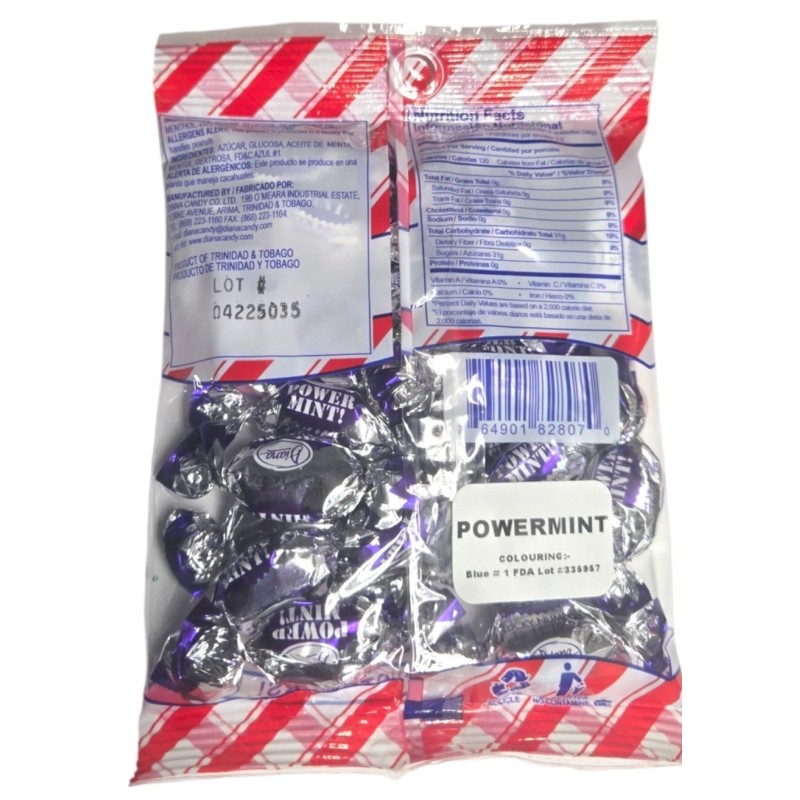 Hard Candy Diana Powermint 4-Pack 3.25oz Each, Cough Relief, Sore