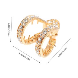 Beavorty Hair Accessories for Women Set Claw Clips Small for Short Hair for High Ponytail