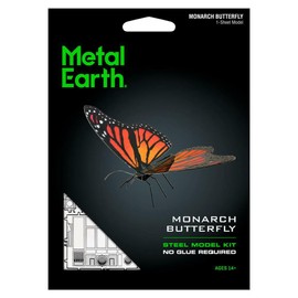 Fascinations Metal Earth Monarch Butterfly 3D Laser Cut Steel Model Kit MMS123