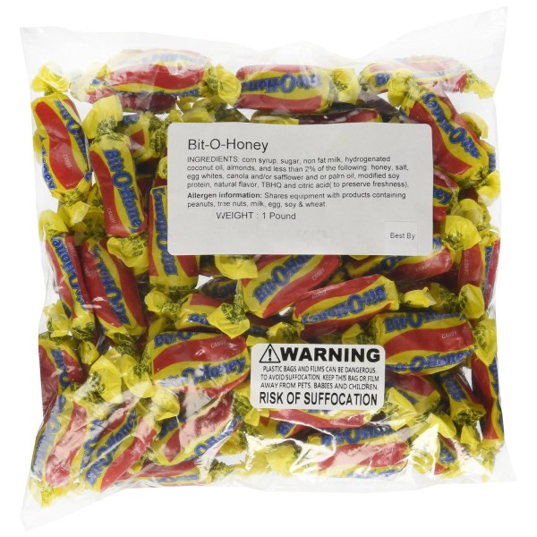 Bit-O-Honey , 1 Lb Bag, 1 Pound
