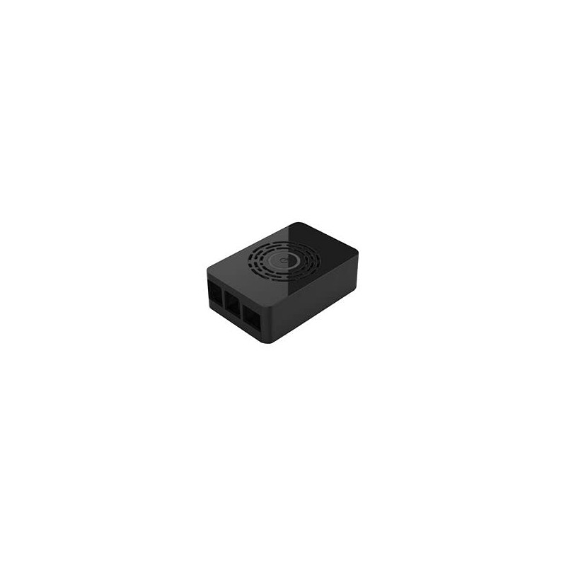 RPI 4 Case with Power Button, Black, Development Board Case,