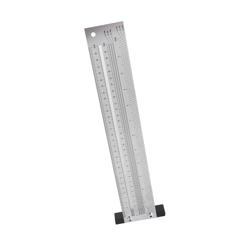 Ultra Precision Marking Ruler Stainless Steel Woodworking Scribing Ruler Gauging