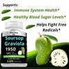 1950mg Soursop Graviola Capsules (Guanábana) Organic Leaves Powder Rich in