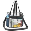 USPECLARE Clear Bag for Stadium Events, 12x6x12 Transparent Stadium Messenger