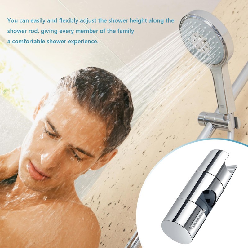 LIAMGUS Shower Head Holder, Shower Head Holder Replacement, Adjustable Shower