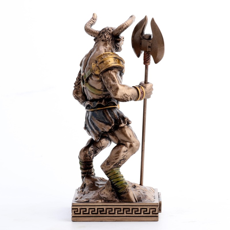 Veronese Design Minotaur Creature of The Labyrinth Resin Hand Painted