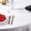 60 inch Round Tablecloth Washable Polyester Table Cloth Decorative Table