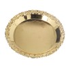 Round Decorative Dinner Plate Stainless Steel Storage Tray for Jewelry