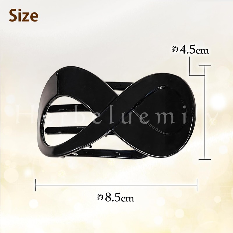 Herbeluemily Hair Clip, Hair Claw, Dakar Hair Claw Eight Line