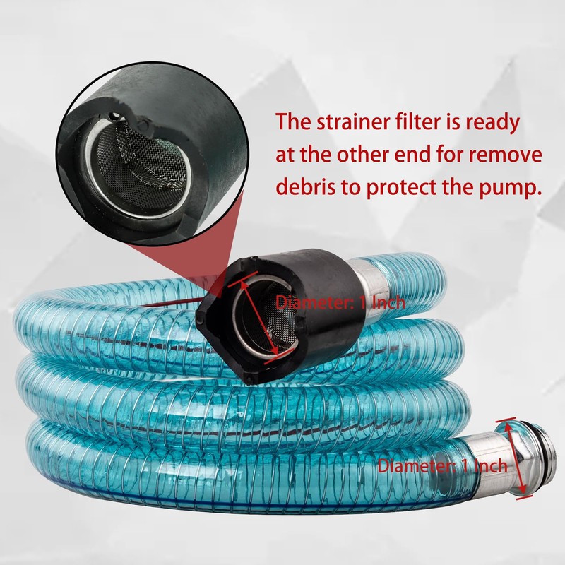 1 Inch Fuel Transfer Hose, Fuel Hose 1" x 6'