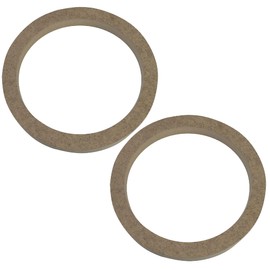 AERZETIX - C52062 - Set of 2 Adapters/Brackets/Universal Speaker Rings Ø165mm - Ø177xØ143x18mm - Spacer/Ring Made of MDF for Speakers/Car/Vehicle/Sound Systems