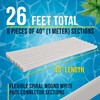 U.S. Pool Supply Pool Vacuum Hose, 8 Piece Pool Hose