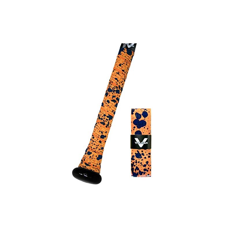 Vulcan VULCAN BATGRIPS Vulcan Bat Grip V050-ORGSPLT Orange Splatter (Orange
