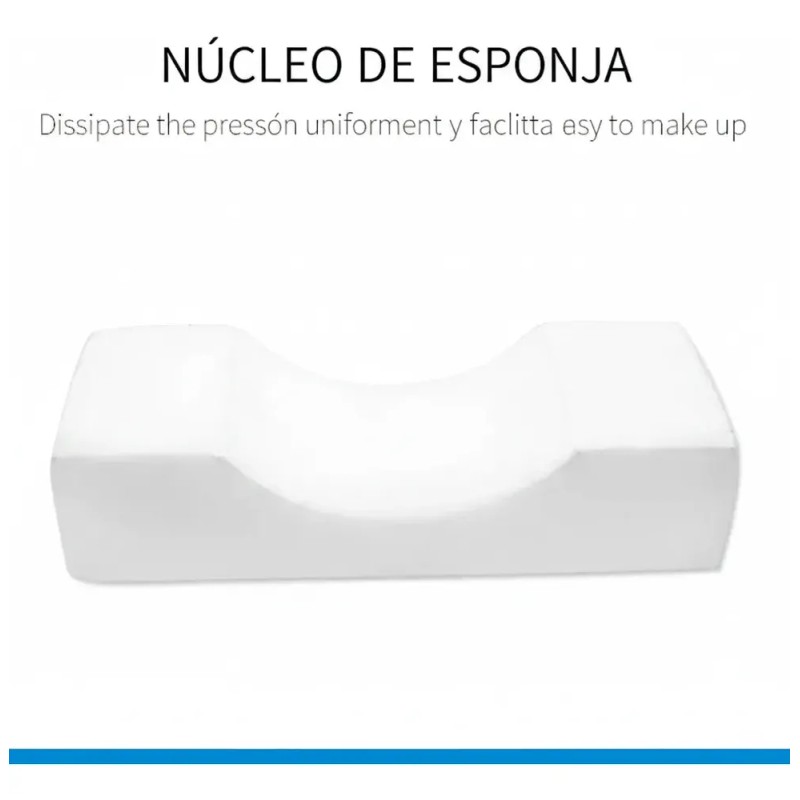 Cojín Para Extensiones De Pestañas C/ 50 Cepillos Lashistas