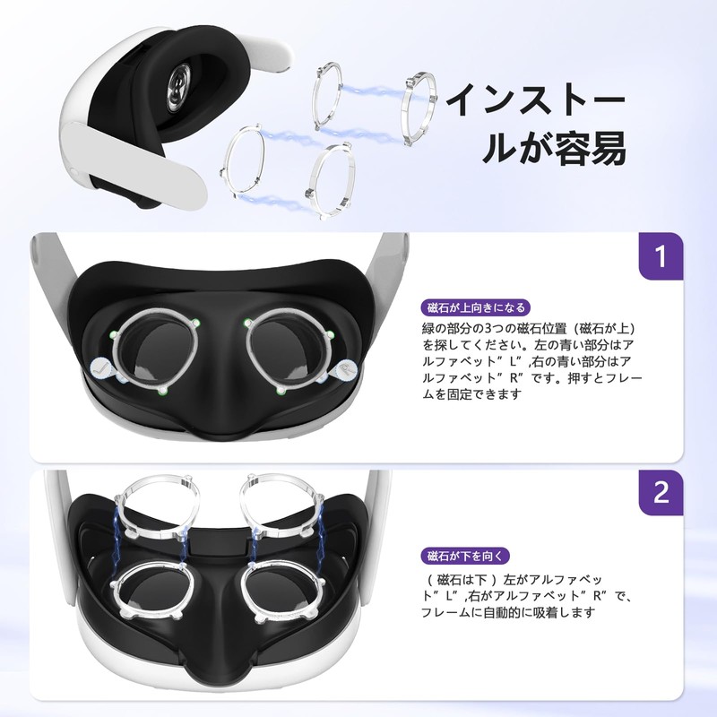 Prescription Lens for Esimen Quest 3, Myopia Lens for Quest