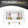 1 PCS Foskan Washing Machine Laundry Outlet Box,1/2"PEX A Expansion