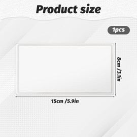 Auto Sonnenblende Spiegel Auto Kosmetikspiegel aus Edelstahl elbstklebender Schminkspiegel Fahrzeug Kosmetik Make-up Spiegel Innenspiegel Autos Sitzrückenspiegel for Autos Wohnwagen Frauen(15 * 8cm)