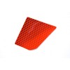Polaris RZR Reflector Decal, Left, Red, Genuine OEM Part 7179658,