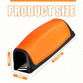 Lasnten Drywall Rasp 5-1/2 Inch Blade Drywall Cutting Tool Bi-Directional Teeth & In-Handle Dust Collection Pocket Size Professional Construction Finishing Tool for Wall and Ceiling