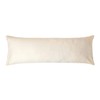 Homescapes Egyptian Cotton Cream Body Pillow Case 100% Cotton 200