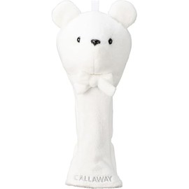 Callaway Utility Headcover BEAR UT WHT SS 25 (For UT) White