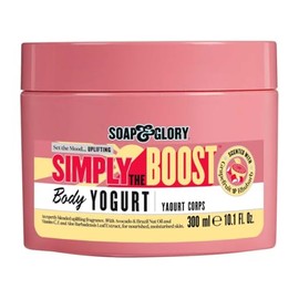 SopGlory Simply The Boost Body Yogurt, 300ml, Grapefruit & Rhubarb Scent, Moisturising Formula with Avocado & Brazil Nut Oil