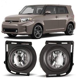Winjet Fog Lights Compatible with [2008 2009 2010 Scion xB] Driving Fog Lights + Switch + Wiring Kit
