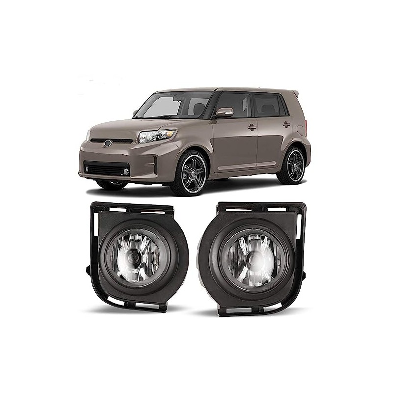 Winjet Fog Lights Compatible with [2008 2009 2010 Scion xB]