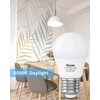 QNINE 𝐄𝟐𝟕 Screw Bulb, Cool White, 𝟔𝟓𝟎𝟎𝐊, 540lm, 𝟔𝐖 (𝟔𝟎𝐖