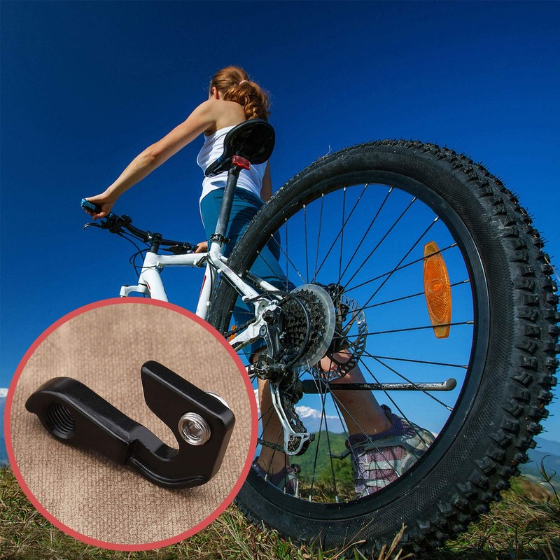 Create idea Derailleur Hanger Rear Derailleur Adapter 2 Pieces Black