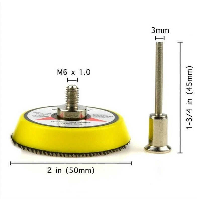 HILDA 60pcs Sand Paper Mixed Set With 2 Inch Abrasives