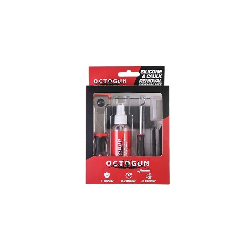 Newborn Octogun Silicone & Caulk Removal Kit | 8-Piece Set