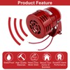 S SYDIEN Motor Siren Red 1Pc AC 110V 114dB Industry